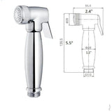 Crevasse Handheld bidet sprayer set for toilet