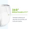 Incontinence Brief Prevail® Per-Fit 360°™ Adult Size 2 Unisex Disposable Heavy Absorbency – Pack of 18