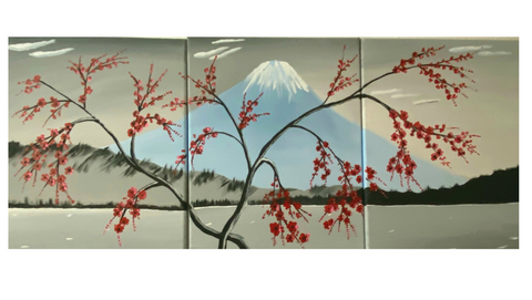 Mount Fuji Painting - Acrylic Canvas Painting