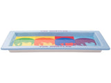 Vandor Beatles Color Bar Ceramic Serving Platter, 16 Inch