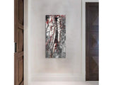 Native American Indian Feathered Picture Modern Abstract Painting On Canvas 3 Piece For Living Room Decor Home Decoration Artworks Posters And Prints Black White Red Wall Art Frame